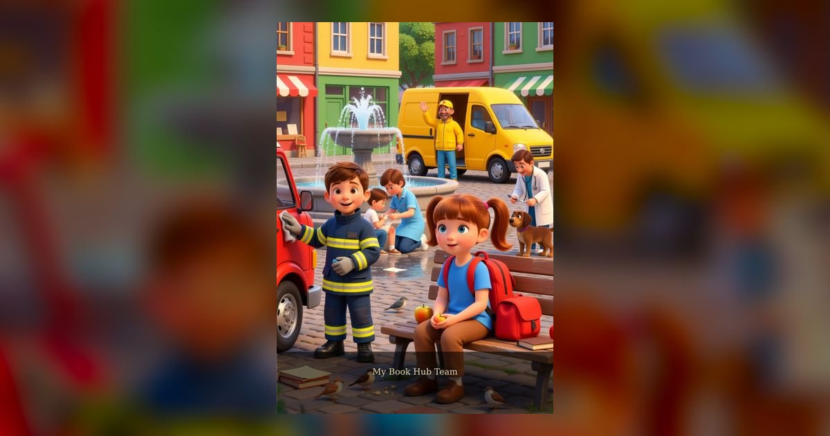 Helpers in the Town Square